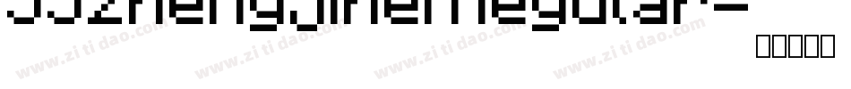 SJzhengjihei Regular字体转换